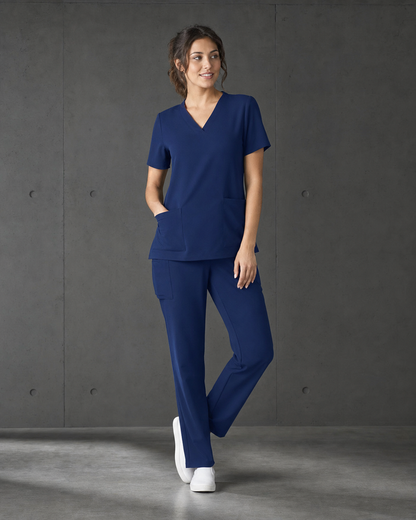 Avery Ladies Slim Leg Scrub Pant CSP943LL navy slim leg scrub set