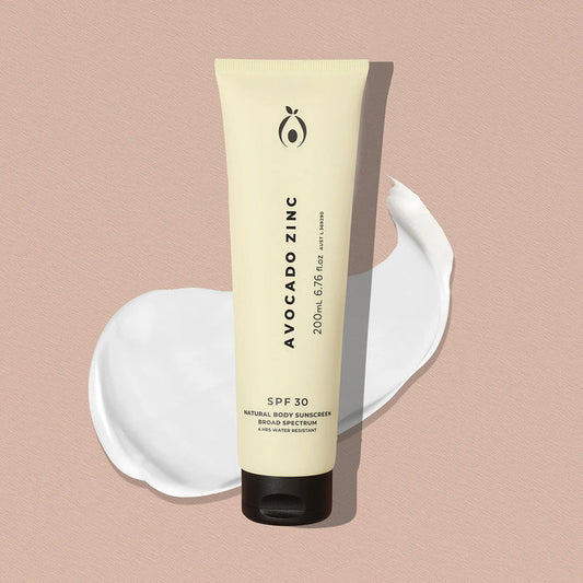 Avocado Zinc Natural Body Sunscreen SPF30 200ml