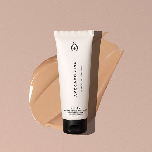 Avocado Zinc Tinted Moisturiser SPF50 - Light Medium