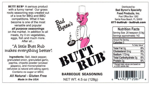 Bad Byrons Butt Rub 737g (26oz)