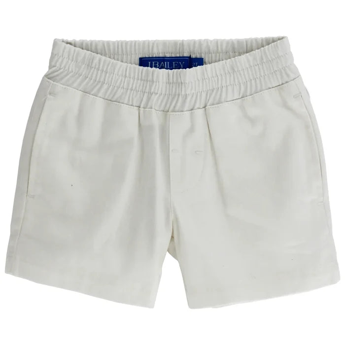 Bailey Boys White Twill Pull on Short