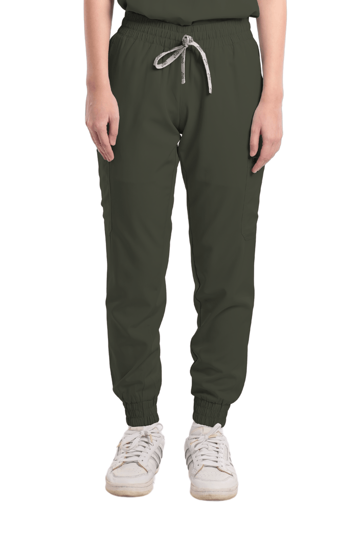 Basicflex® Custom Fit Garterized Jogger Women Scrub Pants
