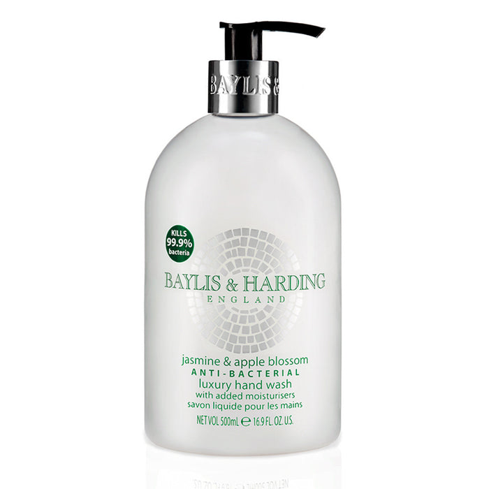 Baylis and Harding Jasmine and Apple Blossom Antibacterial Luxury Handwash - 500ml