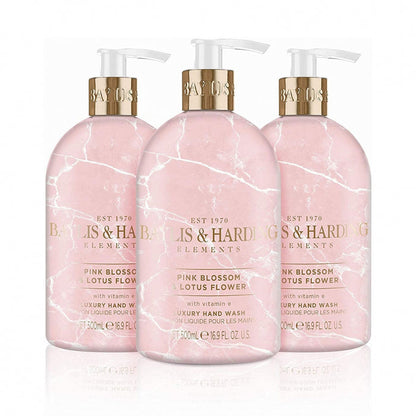 Baylis & Harding Elements Pink Blossom & Lotus Flower Hand Wash, 500 ml