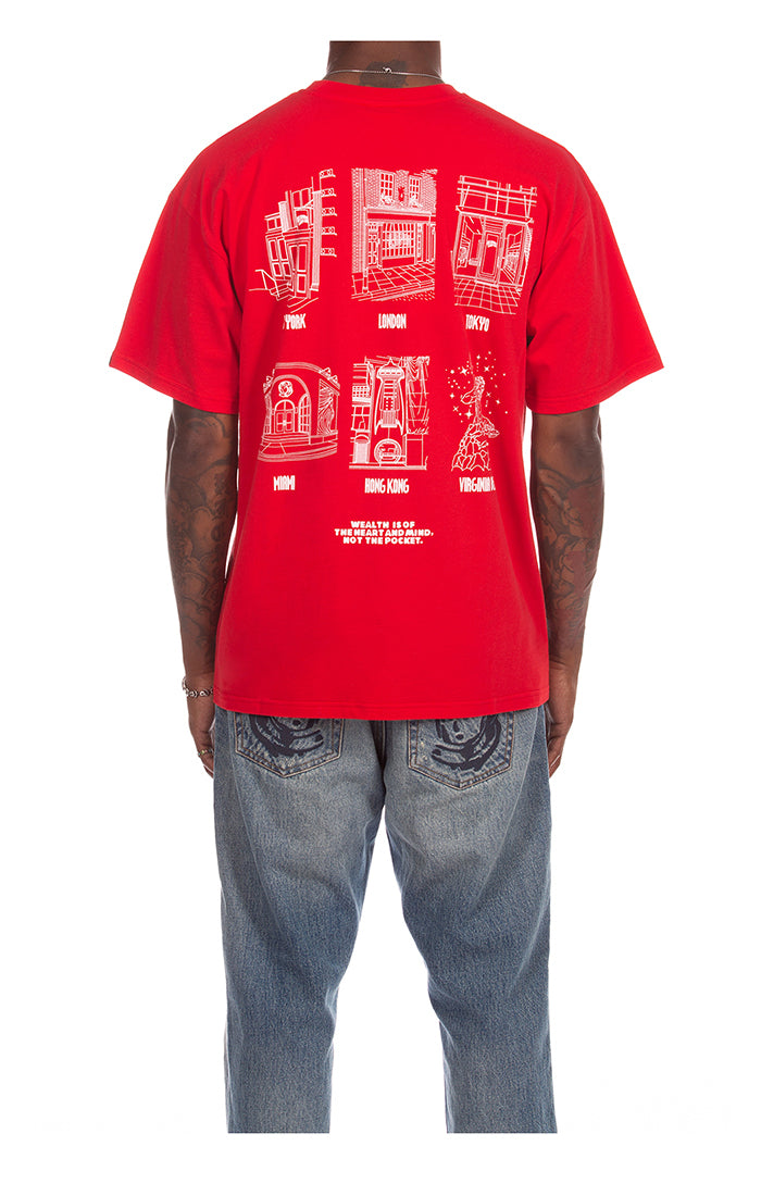 BBC Red BB Stores SS Tee (861-3205)