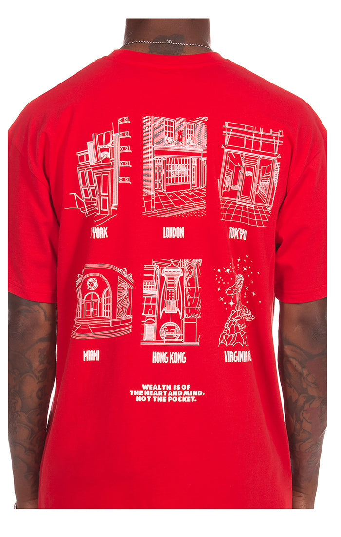 BBC Red BB Stores SS Tee (861-3205)