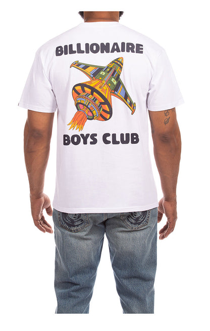 BBC White BB Spaceship SS Tee (861-4207)