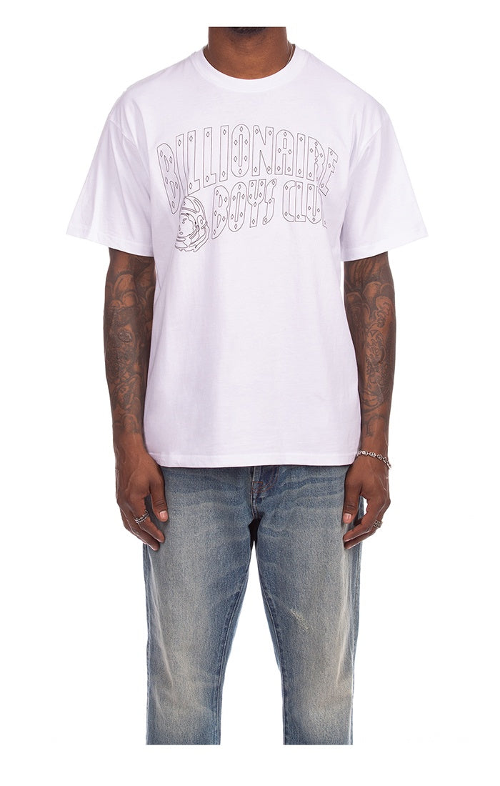 BBC White BB Stores SS Tee (861-3205)