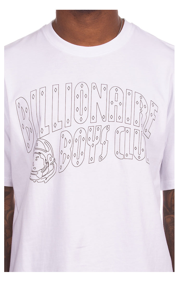 BBC White BB Stores SS Tee (861-3205)