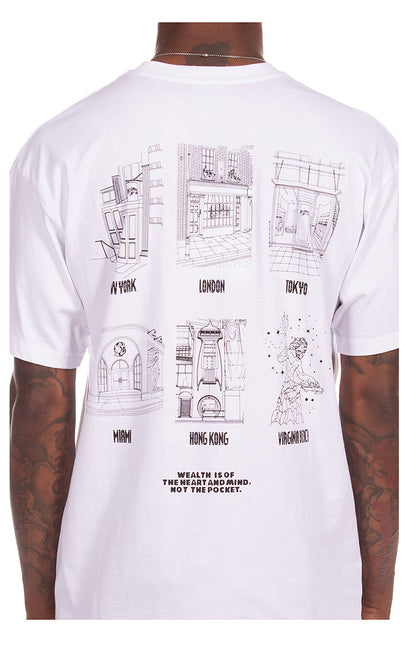 BBC White BB Stores SS Tee (861-3205)