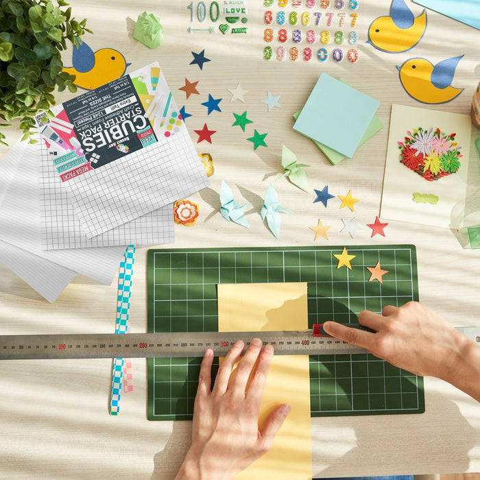 Bearly Art The Polar Collection Cubies Adhesive Foam Tape. Starter Pack boasts 1248 total pieces. Available at Embellish Away in Bowmanville Ontario Canada. Example by brand ambassador.