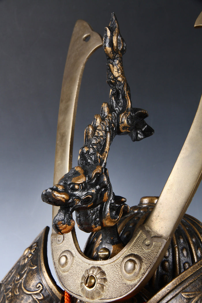 Beautiful Vinateg Samurai Helmet -Made in Japan- Genji Style