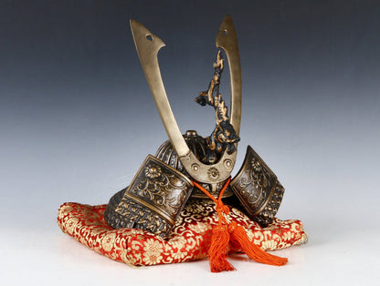 Beautiful Vinateg Samurai Helmet -Made in Japan- Genji Style