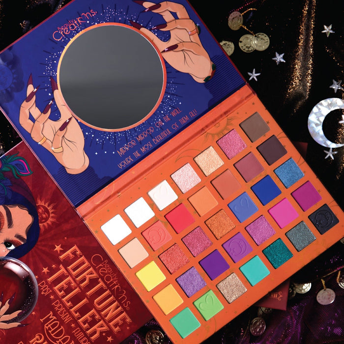 Beauty Creations Fortune Teller Madame Ruby Eyeshadow Palette 35 Colors - ikatehouse