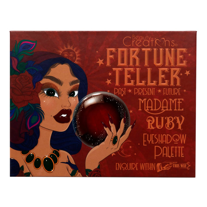 Beauty Creations Fortune Teller Madame Ruby Eyeshadow Palette 35 Colors - ikatehouse