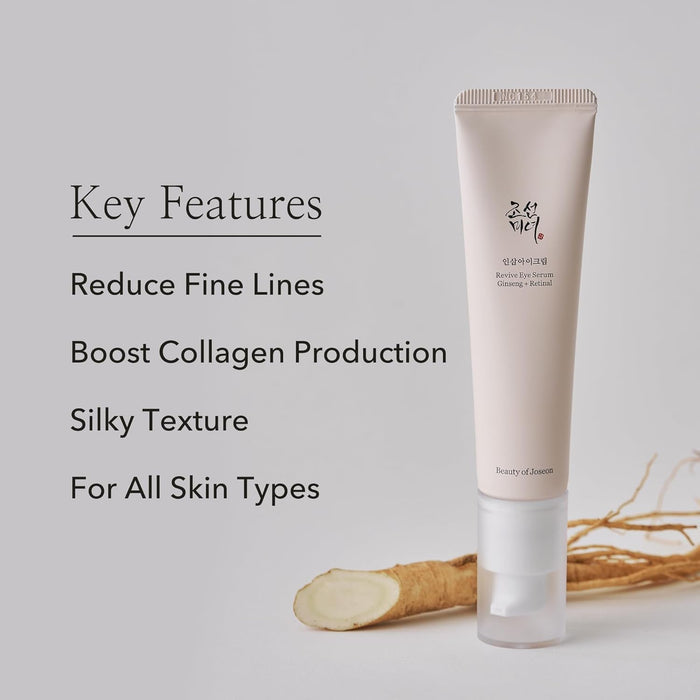 Beauty of Joseon Ginseng + Retinal Revive Eye Serum 1.01oz/30ml - ikatehouse