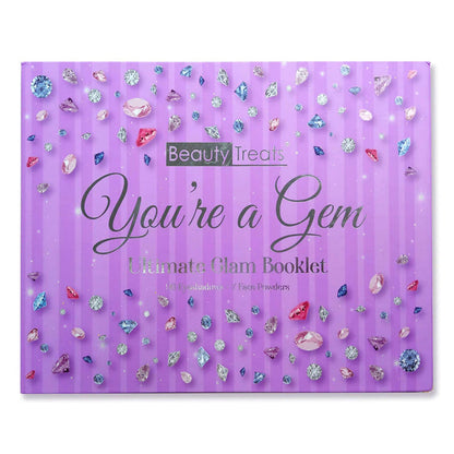 Beauty Treats You're a Gem Ultimate Glam Booklet Eyeshadows & Face Powders Palette 103 Colors - ikatehouse