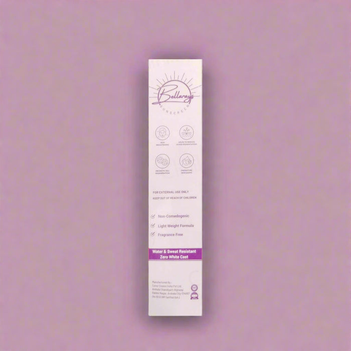 Bellacos Healthcare Bellarays Glutathione Sunscreen SPF 50 PA++++
