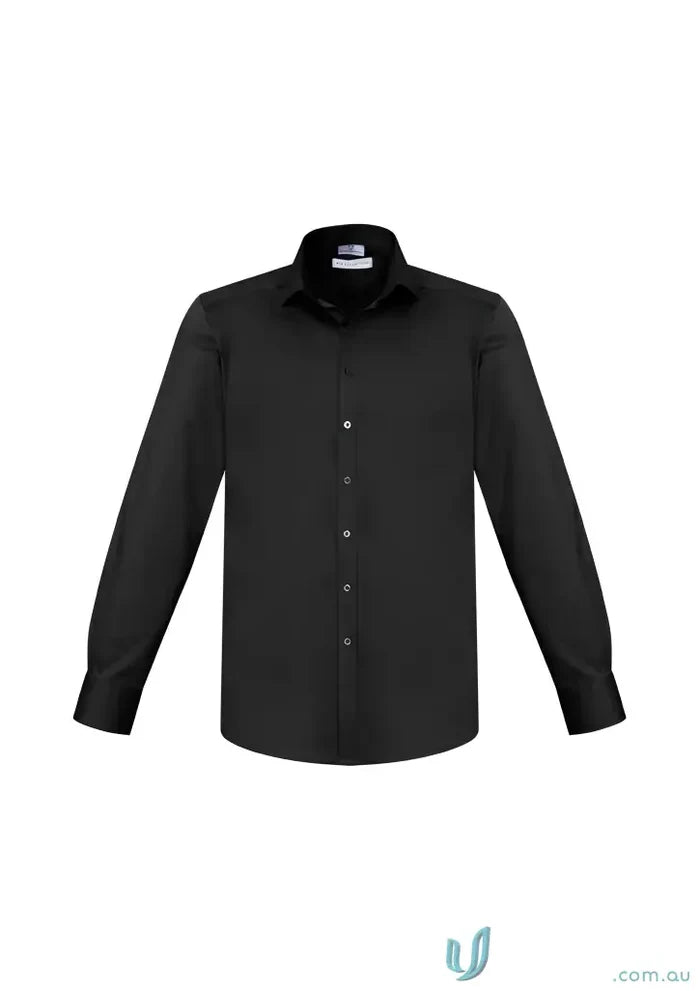Biz Collection S770ML Bentleigh LS Shirt in Black