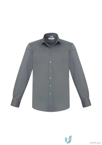 Biz Collection S770ML Bentleigh LS Shirt in Platinum