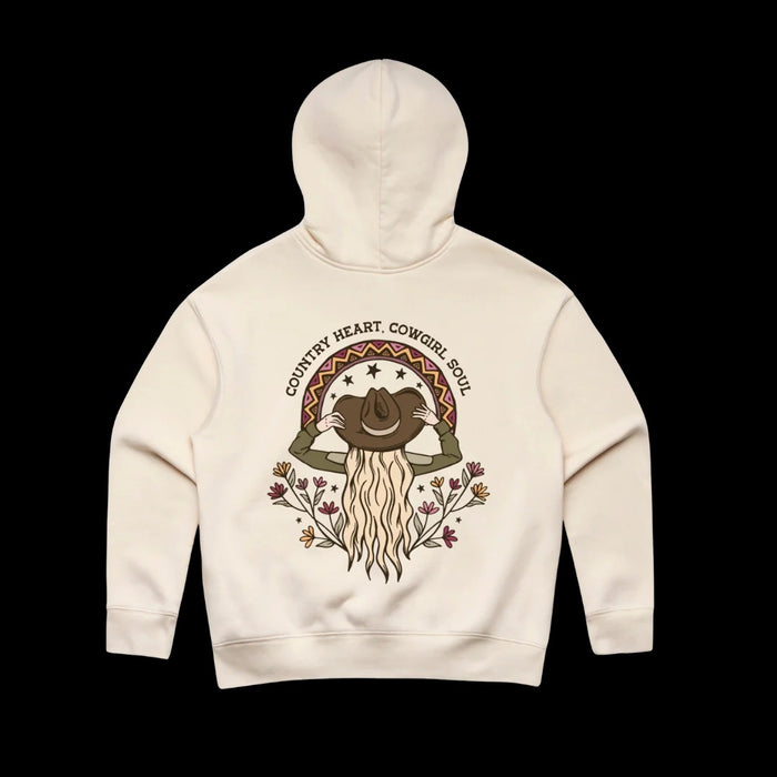 Binks & Bo Boho Cowgirl Ladies Country Heart Hoodies