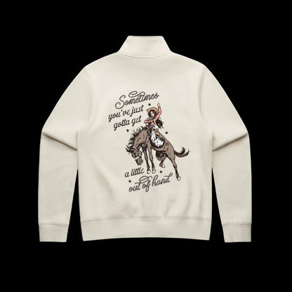 Binks & Bo Ladies Outta Hand Ladies Quarter Zip Sweaters