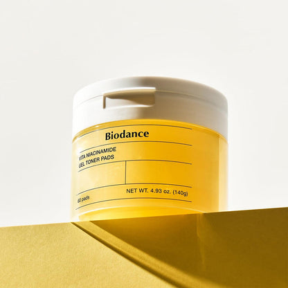 BIODANCE Vita Niacinamide Gel Toner Pads - geliniai toniko diskeliai