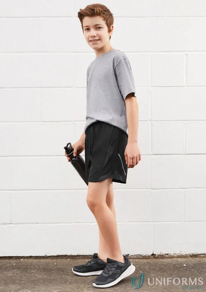 Biz Collection ST511K-1 Biz Collection Kids Tactic Shorts in Black front product image