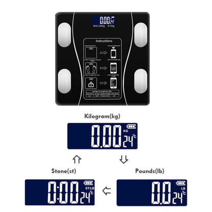 Body Fat Scale 180kg Bluetooth Smart BMI Digital Bathroom Wireless Weight Scales 🇨🇳
