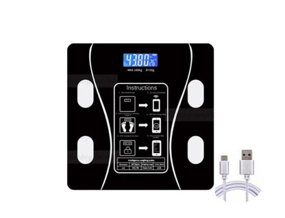 Body Fat Scale 180kg Bluetooth Smart BMI Digital Bathroom Wireless Weight Scales 🇨🇳