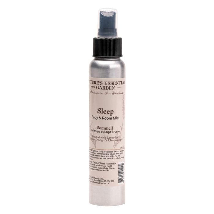 Spray Bottle of Nature's Essential Garden Body & Room Spray - Sleep 120mL