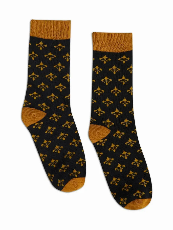 Bonfolk Fleur De Lis Socks