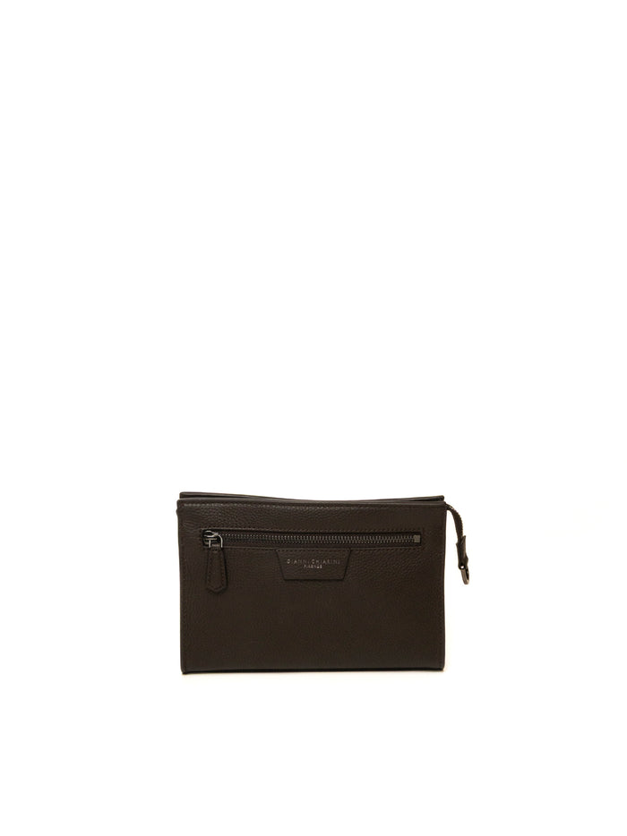 GIANNI CHIARINI borsa a a mamo pelle testa di moro 18290 GRNCRV-MORO