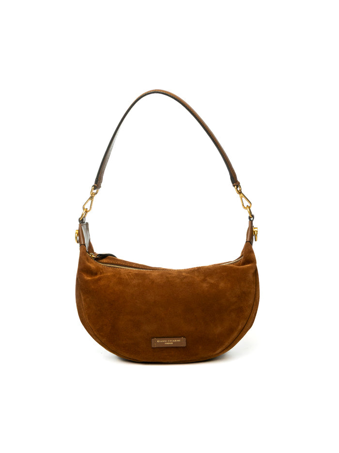 GIANNI CHIARINI borsa a spalla aisha marrone 12050 AISHA-099