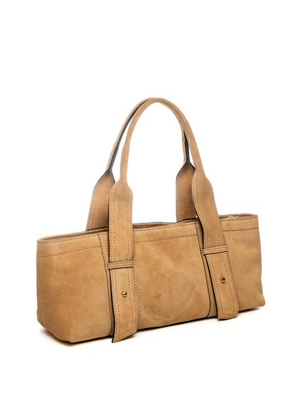 DI LORENZO borsa a spalla giorgia beige GIORGIA CAMOSCIO-DESERTO