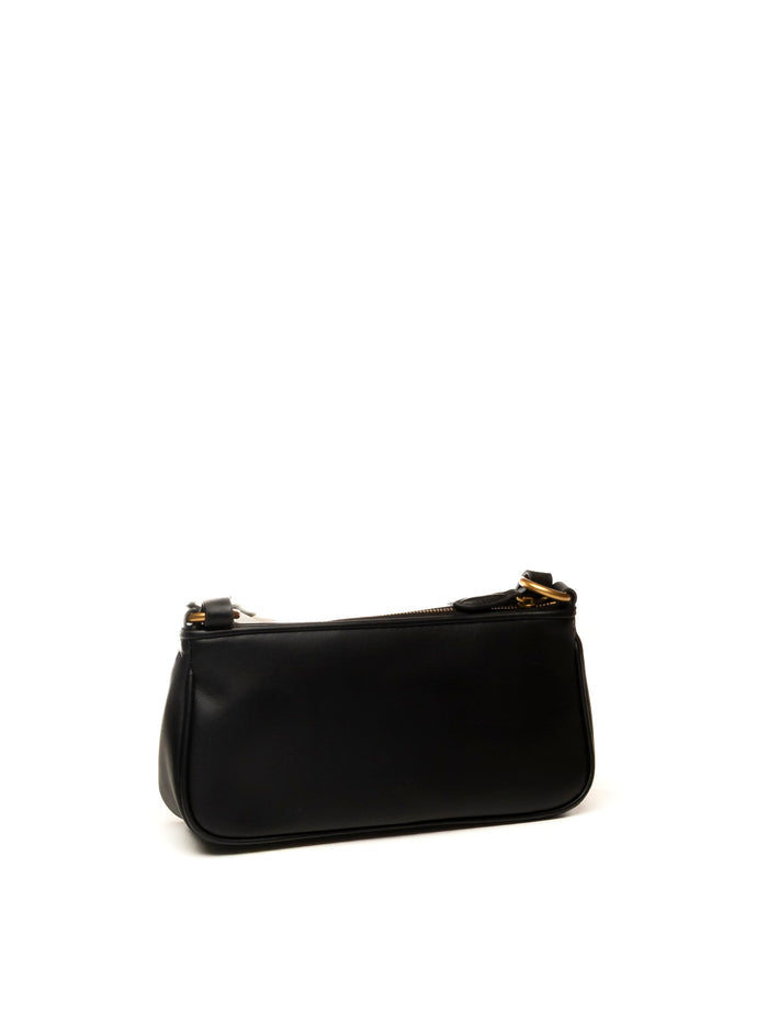 PINKO borsa a spalla half moon nera/oro 105069-A0QO HALF MOON-Z99Q