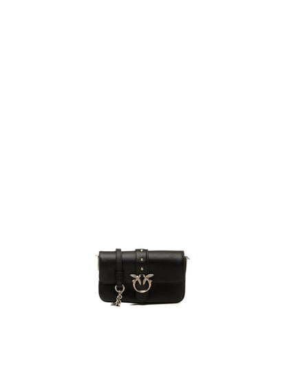 PINKO borsa a spalla love one nero/argento 105353-A0QO LOVE ONE-Z99O