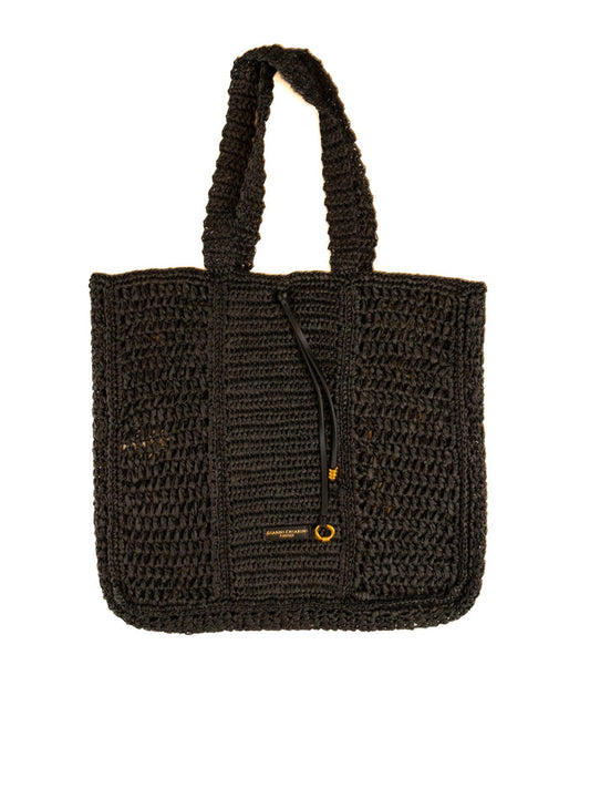 GIANNI CHIARINI borsa a spalla nefeli nera 11955 NEFELI-001