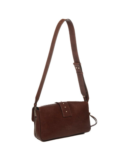 PINKO borsa a spalla one slouchy zip marrore/argento 105081-A2JG ONESLOUCHYZIP-L74E