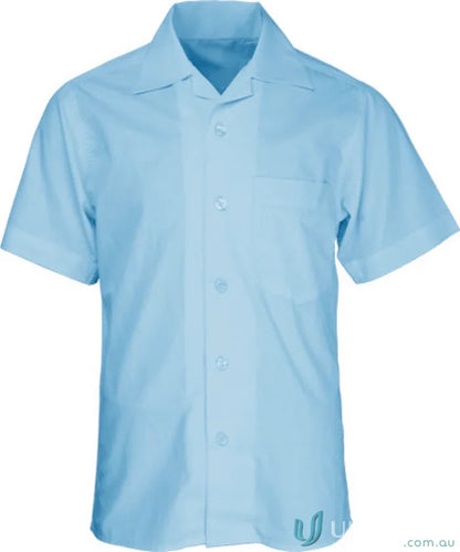 Bocini CS1307 Boys SS School Shirt in Blue