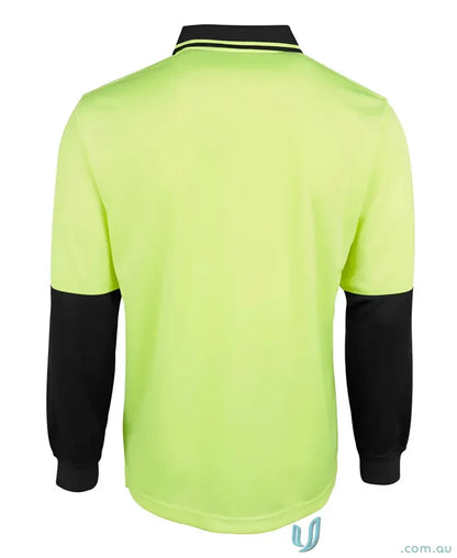 JBs 6HJNL Breathable HiVis Jacquard LS Polo