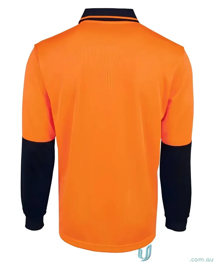 JBs 6HJNL Breathable HiVis Jacquard LS Polo