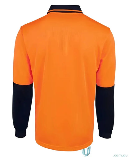 JBs 6HJNL Breathable HiVis Jacquard LS Polo