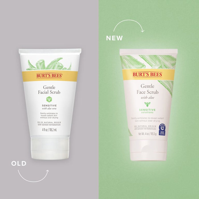 BURT'S BEES Gentle Face Scrub With Aloe مقشر البشرة من برتس بييز