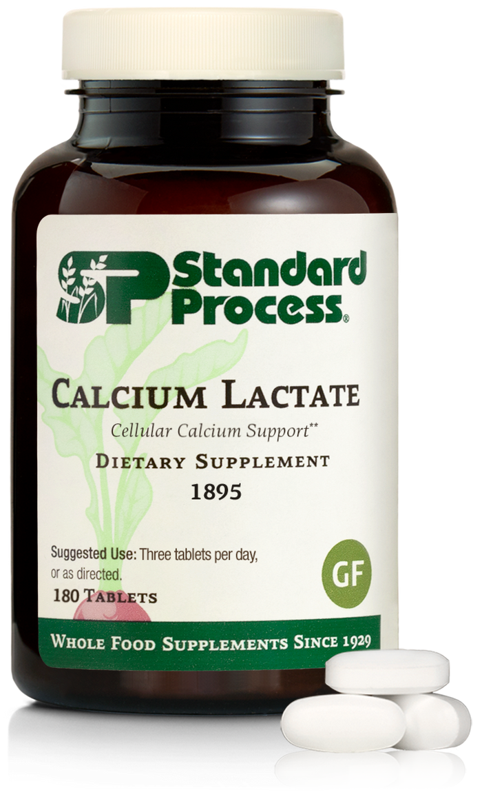 Calcium Lactate 180 Tablets by Standard Process