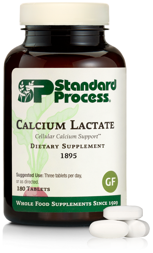 Calcium Lactate 180 Tablets by Standard Process