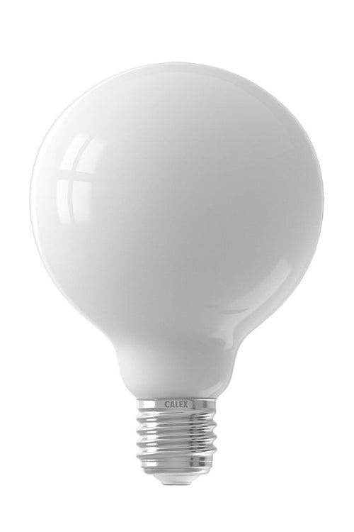 Calex Softline LED Lamp - E27 - G95 - White - 9W - Dimmable