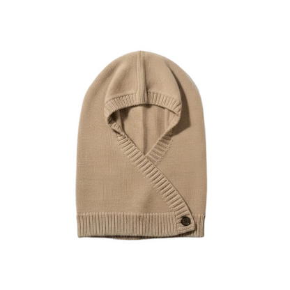 Calimar cashmere-uld balaclava lys beige
