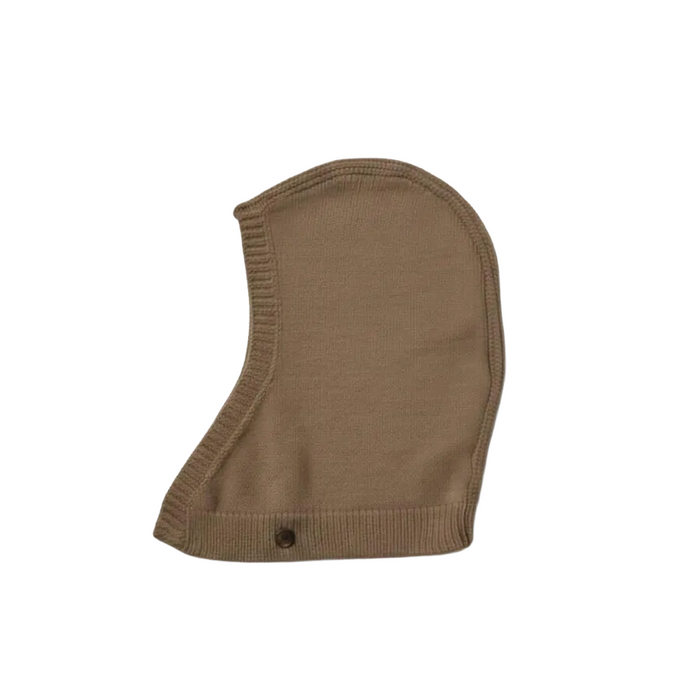 Calimar cashmere-uld balaclava mørk beige