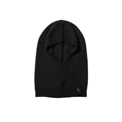 Calimar cashmere-uld balaclava sort